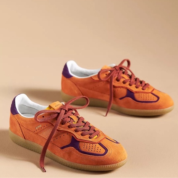 ALOHAS Shoes - Alohas TB.490 RIFE ORANGE LEATHER SNEAKERS